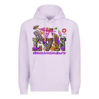 Lilac mardi gras  lvn licensed vocational nurse Premium Hoodie - AdoDesignShop