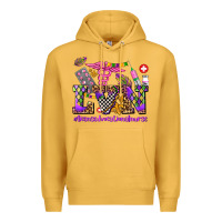 Mustard mardi gras  lvn licensed vocational nurse Premium Hoodie - AdoDesignShop