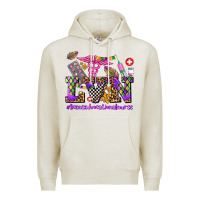 Oatmeal Heather mardi gras  lvn licensed vocational nurse Premium Hoodie - AdoDesignShop