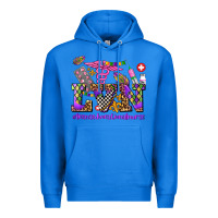 True Royal mardi gras  lvn licensed vocational nurse Premium Hoodie - AdoDesignShop