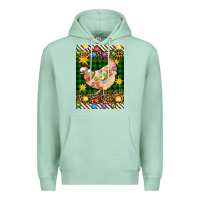 Seafoam Christmas Chicken Premium Hoodie - Artiststas