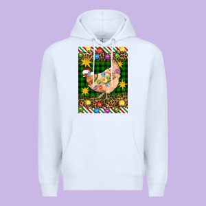 Christmas Chicken Premium Hoodie Designed By Artiststas