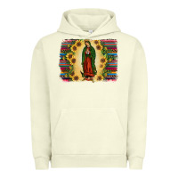Pigment Pistachio serape our lady of guadalupe Urban Hoodie - JahusDesignShop