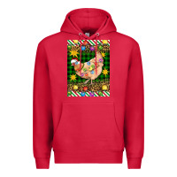 Cardinal Christmas Chicken Premium Hoodie - Artiststas