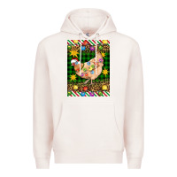 Pale Pink Christmas Chicken Premium Hoodie - Artiststas