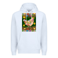 White Christmas Chicken Premium Hoodie - Artiststas
