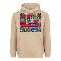 Mushroom cowhide leopard serape Heavyweight Hoodie - RanaPortraitStore