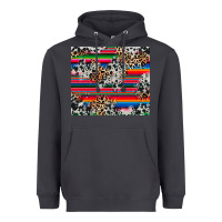 Smoke cowhide leopard serape Heavyweight Hoodie - RanaPortraitStore