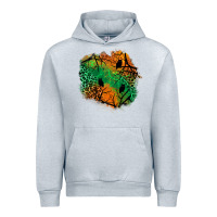 Heather Grey halloween patch  2 Urban Hoodie - BundleAndBundleShop