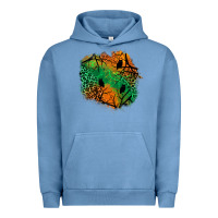 Pigment Pebble Blue halloween patch  2 Urban Hoodie - BundleAndBundleShop
