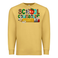 Antique Gold school counselor Premium Sweatshirt - texasbilliewilder