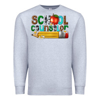 Heather Grey school counselor Premium Sweatshirt - texasbilliewilder