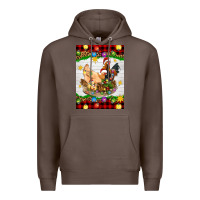 Coffee Christmas coop animals Premium Hoodie - Artiststas