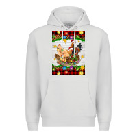 Dove Grey Christmas coop animals Premium Hoodie - Artiststas