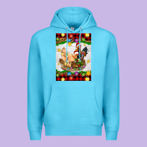 Christmas Coop Animals Premium Hoodie Designed By Artiststas