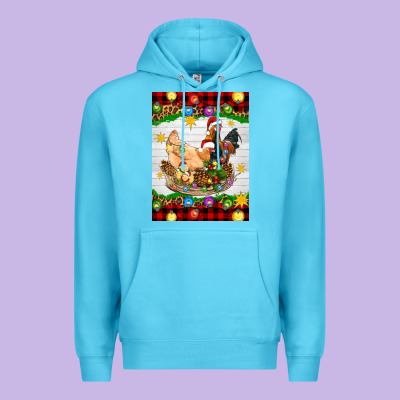 Christmas Coop Animals Premium Hoodie Designed By Artiststas