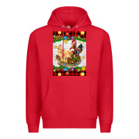 Red Christmas coop animals Premium Hoodie - Artiststas