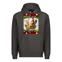 Smoke Christmas coop animals Premium Hoodie - Artiststas