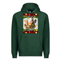 Sports Green Christmas coop animals Premium Hoodie - Artiststas