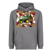 Storm christmas farm tractor Heavyweight Hoodie - RanaPortraitStore