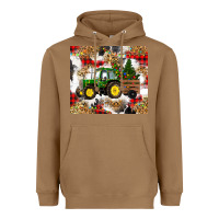 Toasted Coconut christmas farm tractor Heavyweight Hoodie - RanaPortraitStore