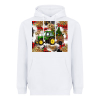 White christmas farm tractor Heavyweight Hoodie - RanaPortraitStore