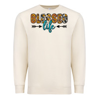 Sandshell blessed life Premium Sweatshirt - Zillion Design Studio