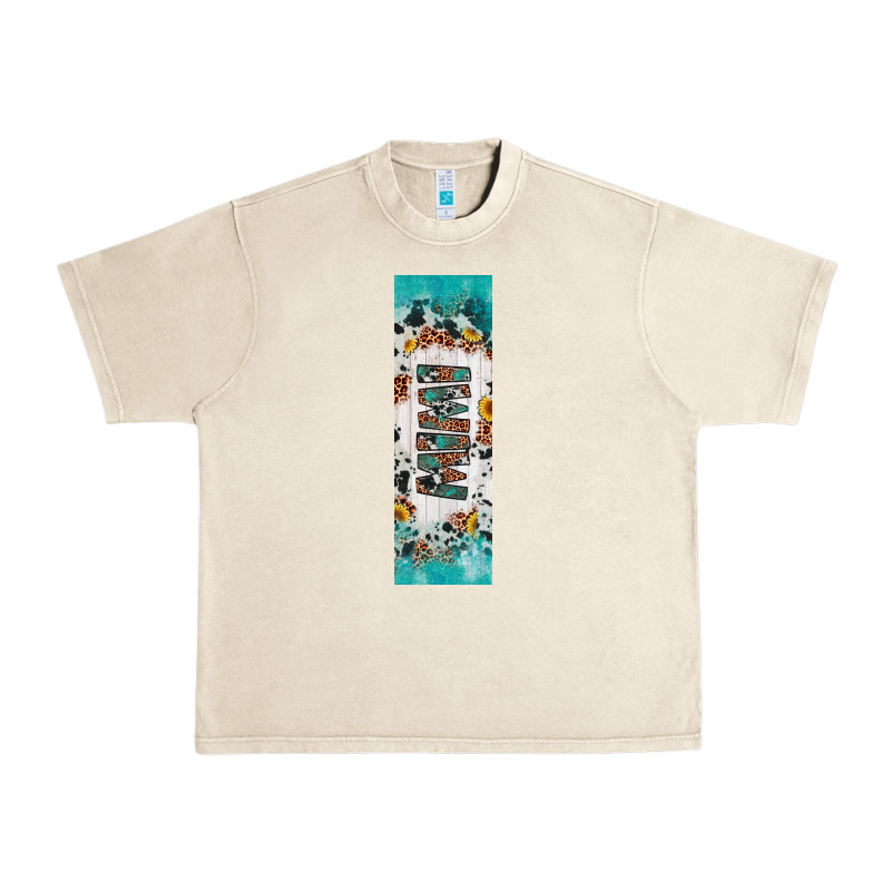 Mimi Sunflower Cowhide Leopard  Pen Wrap Urban Heavy Tee by Artiststas | Teevron