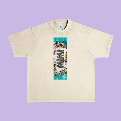Mimi Sunflower Cowhide Leopard  Pen Wrap Urban Heavy Tee Designed By Artiststas