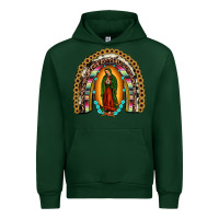 Forest Green our lady of guadalupe rainbow Urban Hoodie - JahusDesignShop