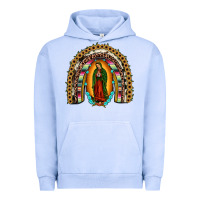Pigment Grape Ice our lady of guadalupe rainbow Urban Hoodie - JahusDesignShop