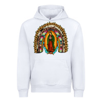 White our lady of guadalupe rainbow Urban Hoodie - JahusDesignShop