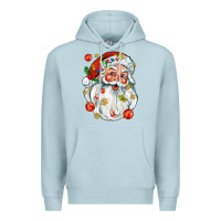 Blue Mist santa with little christmas Premium Hoodie - AdoDesignShop