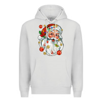 Dove Grey santa with little christmas Premium Hoodie - AdoDesignShop