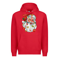 Red santa with little christmas Premium Hoodie - AdoDesignShop