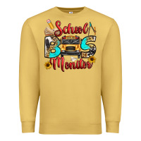 Antique Gold school bus monitor Premium Sweatshirt - texasbilliewilder