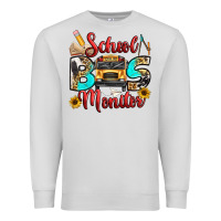Dove Grey school bus monitor Premium Sweatshirt - texasbilliewilder