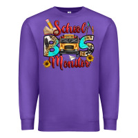Purple school bus monitor Premium Sweatshirt - texasbilliewilder