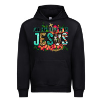 Black all my hope is in jesus Urban Hoodie - Jasminsmagicworld