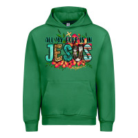 Emerald all my hope is in jesus Urban Hoodie - Jasminsmagicworld
