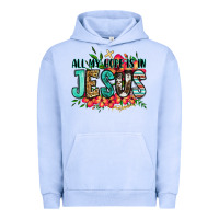 Pigment Grape Ice all my hope is in jesus Urban Hoodie - Jasminsmagicworld