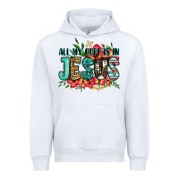 White all my hope is in jesus Urban Hoodie - Jasminsmagicworld