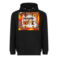 Black firefighter wife Heavyweight Hoodie - RanaPortraitStore