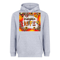 Heather Grey firefighter wife Heavyweight Hoodie - RanaPortraitStore