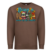 Chestnut being a nana makes my life complete Premium Sweatshirt - Zillion Design Studio