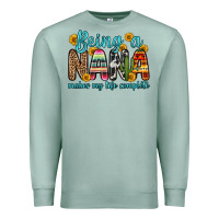 Seafoam being a nana makes my life complete Premium Sweatshirt - Zillion Design Studio