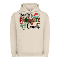 Pigment French Oak santa's favorite coach Urban Hoodie - AdoDesignShop
