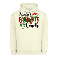 Pigment Pistachio santa's favorite coach Urban Hoodie - AdoDesignShop