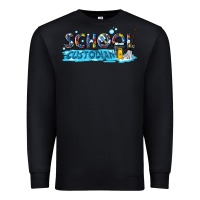 Black school custodian Premium Sweatshirt - texasbilliewilder