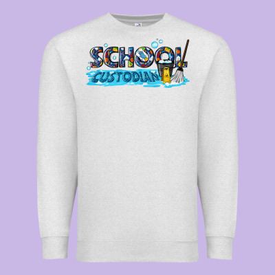 School Custodian Premium Sweatshirt Designed By Texasbilliewilder